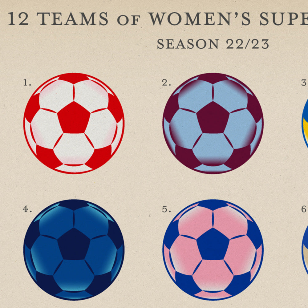 12 Teams of Women's Super League - Season 22/23